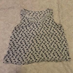 Old Navy Lace Detail Tank Top | L